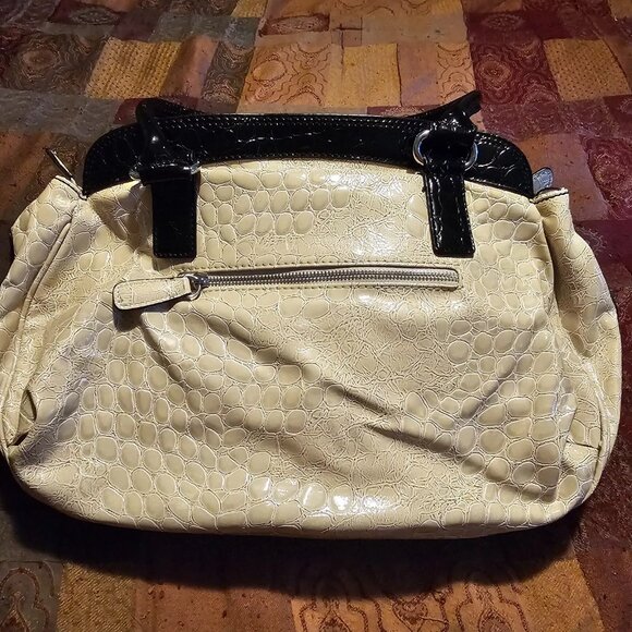 Vintage Guess Bag - Handbag- Maribelle - Matching Wallet - Cream, Black - VGUC - Picture 5 of 16